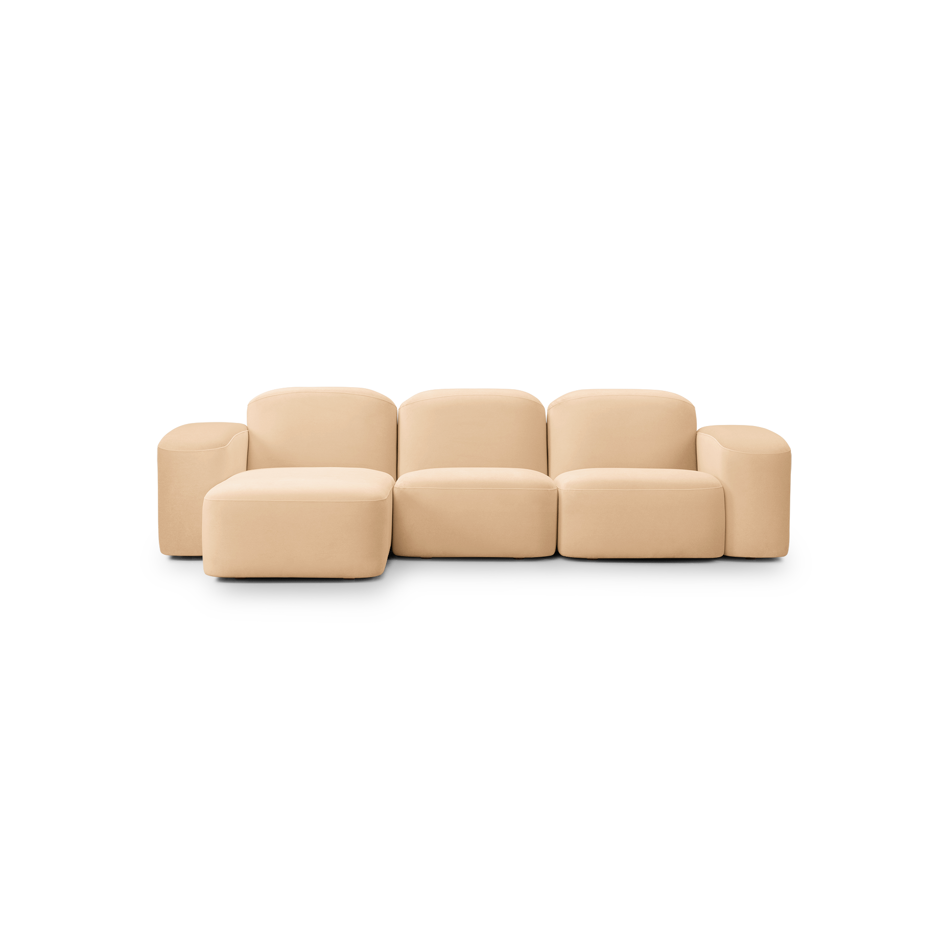 Muse 3 Seat LAF Chaise Sofa - [ Malibu Dune ]