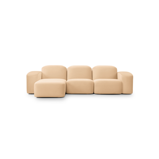Muse 3 Seat LAF Chaise Sofa - [ Malibu Dune ]