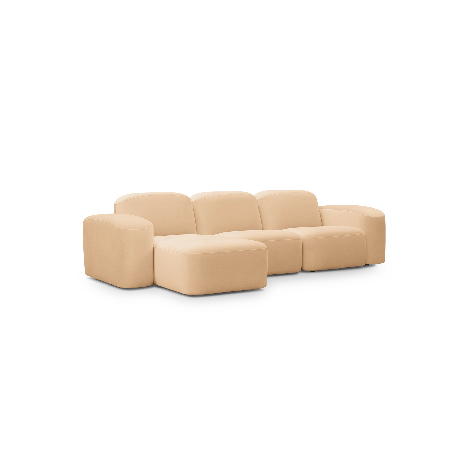 Muse 3 Seat LAF Chaise Sofa - [ Malibu Dune ]