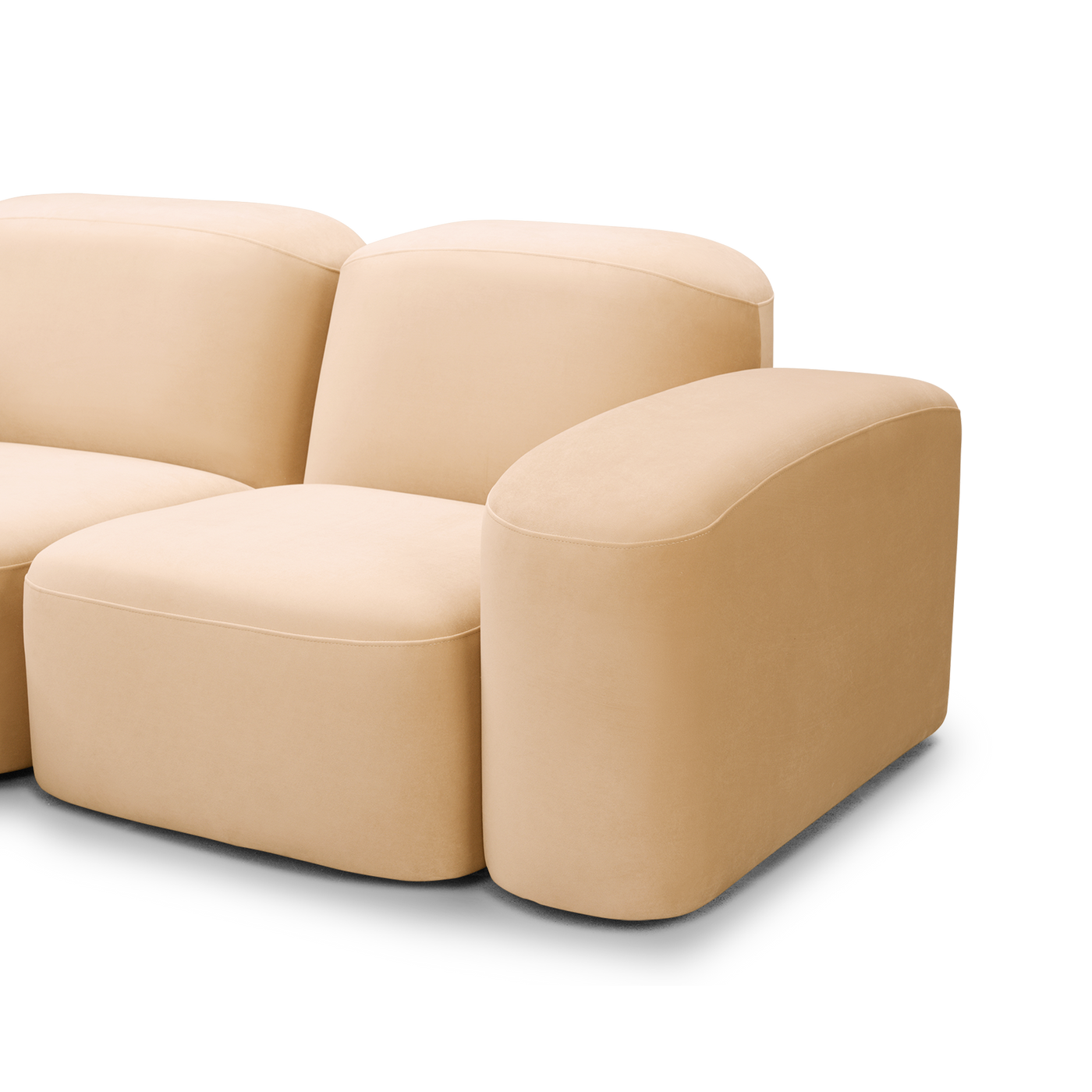 Muse 3 Seat LAF Chaise Sofa - [ Malibu Dune ]