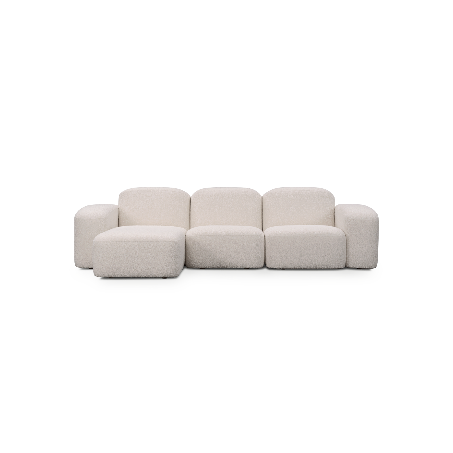 Muse 3 Seat LAF Chaise Sofa - [ Bronte La Creme ]