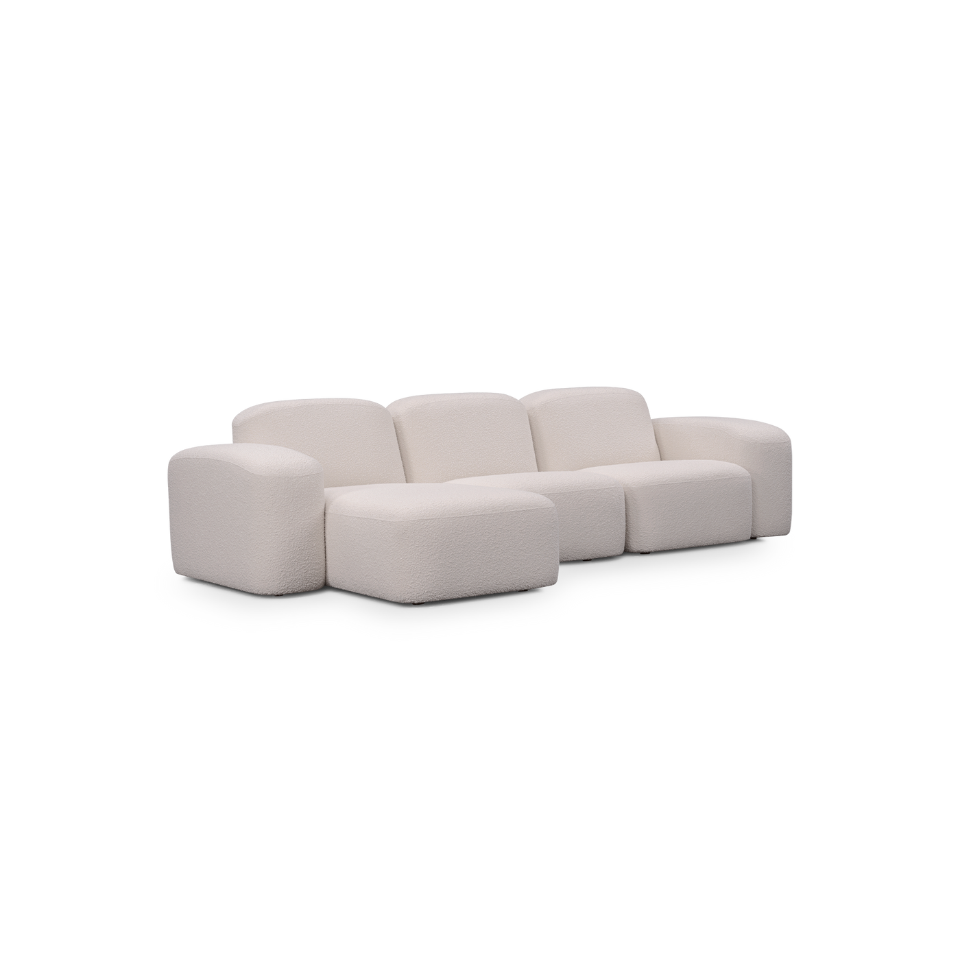 Muse 3 Seat LAF Chaise Sofa - [ Bronte La Creme ]