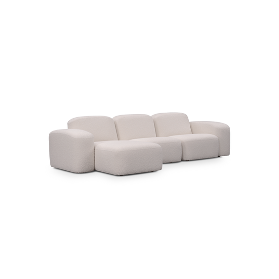 Muse 3 Seat LAF Chaise Sofa - [ Bronte La Creme ]