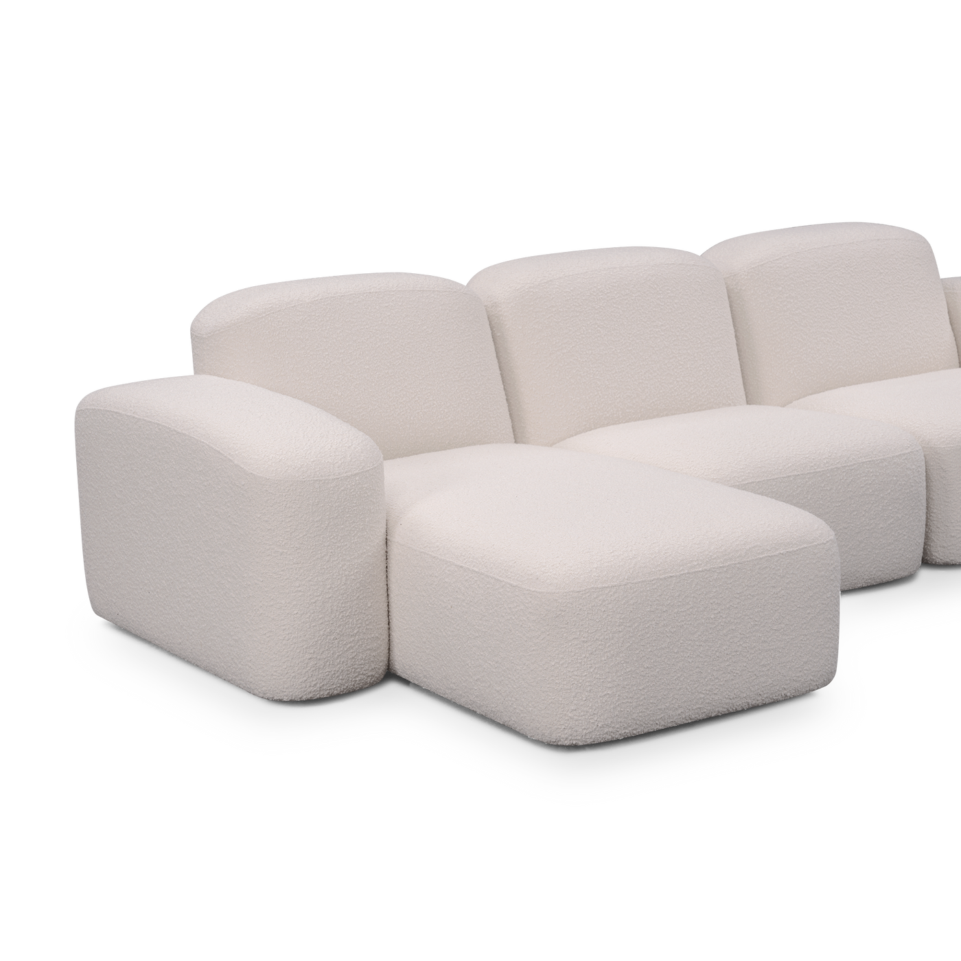 Muse 3 Seat LAF Chaise Sofa - [ Bronte La Creme ]