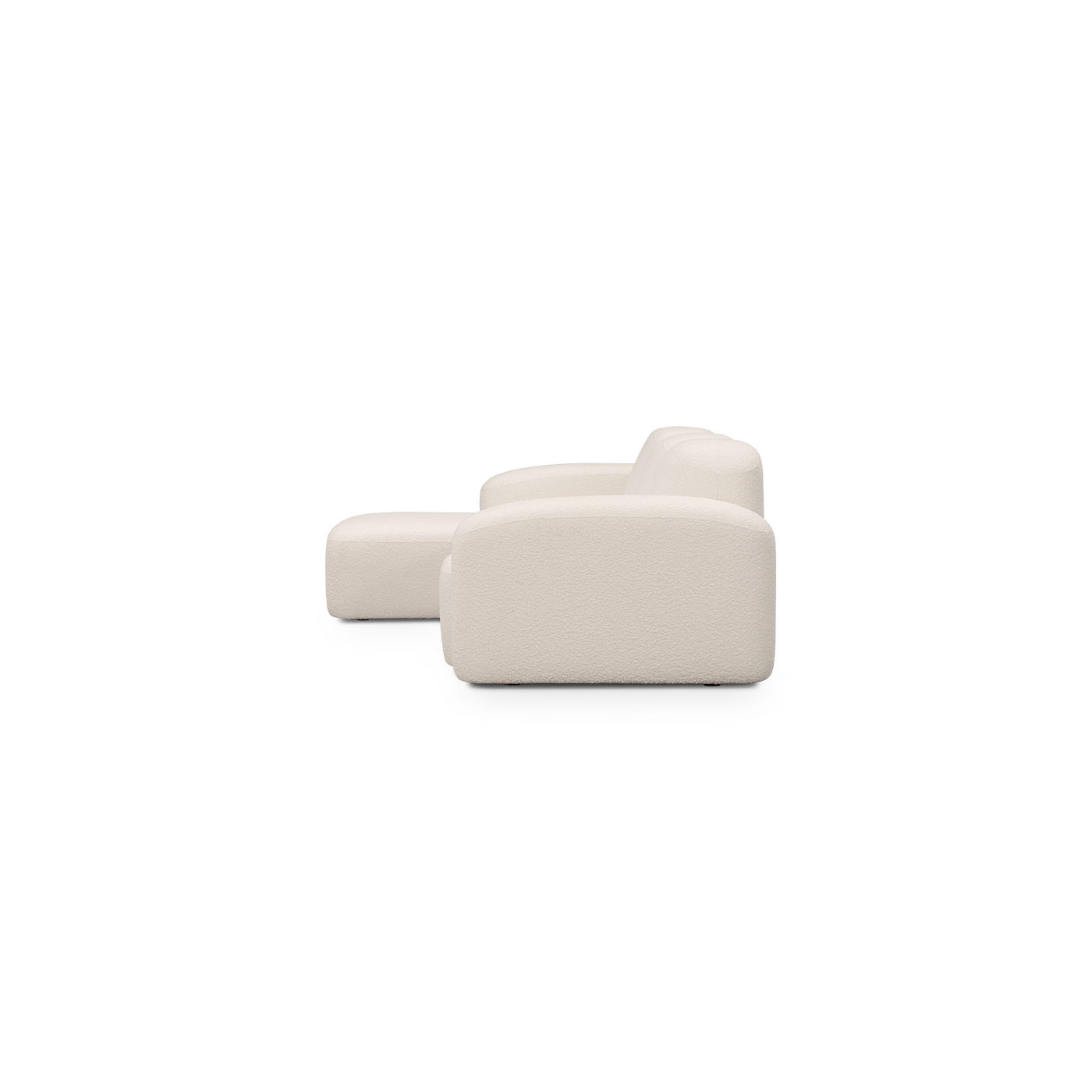 Muse 3 Seat LAF Chaise Sofa - [ Bronte Whipped Cream ]