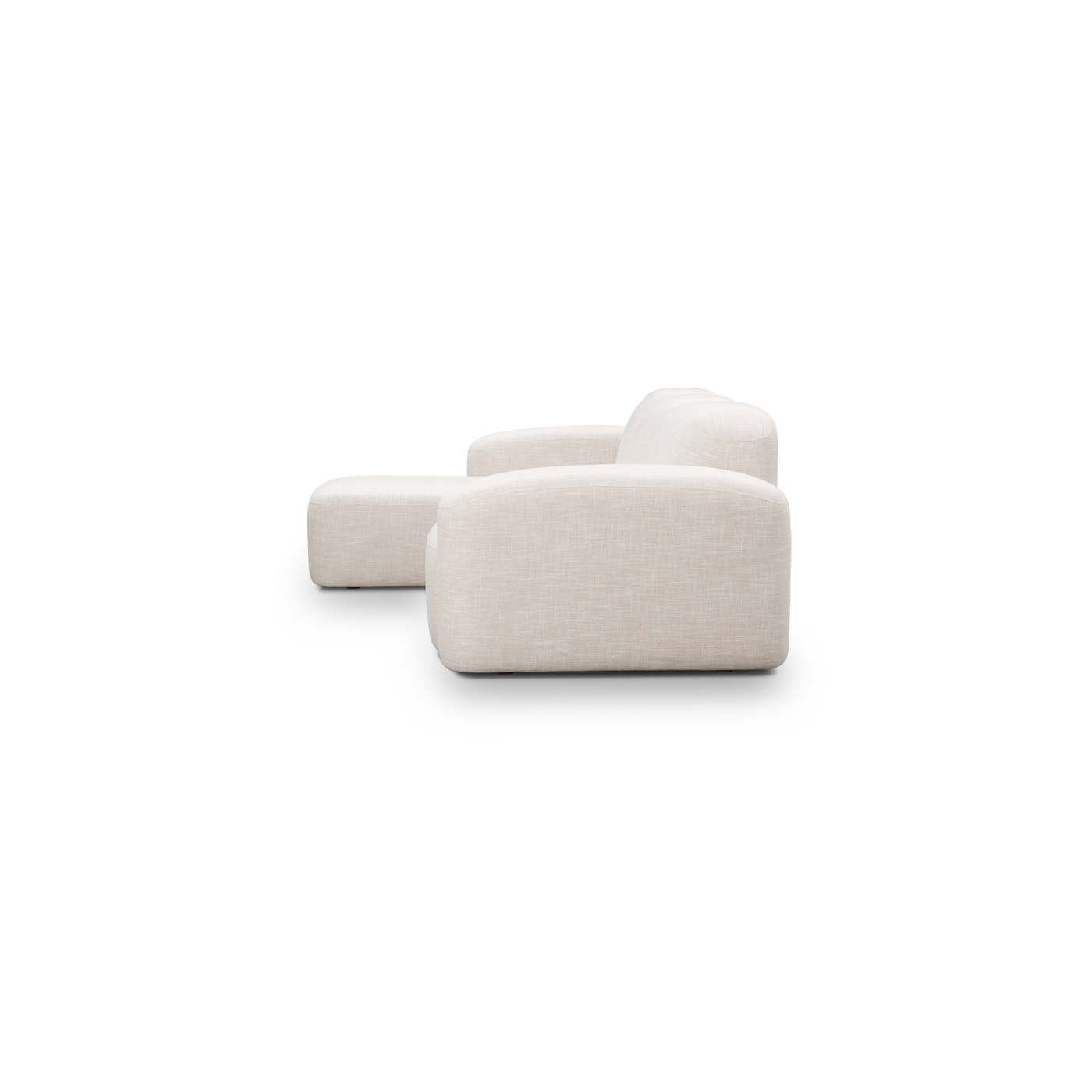 Muse 3 Seat LAF Chaise Sofa - [ Byron Oyster ]