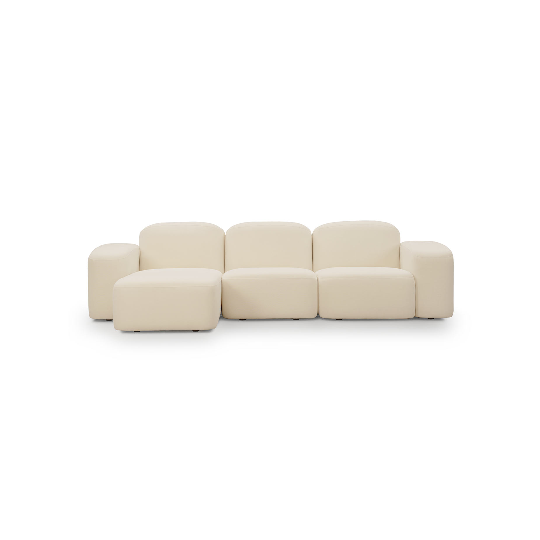 Muse 3 Seat LAF Chaise Sofa - [ Cabarita Natural ]