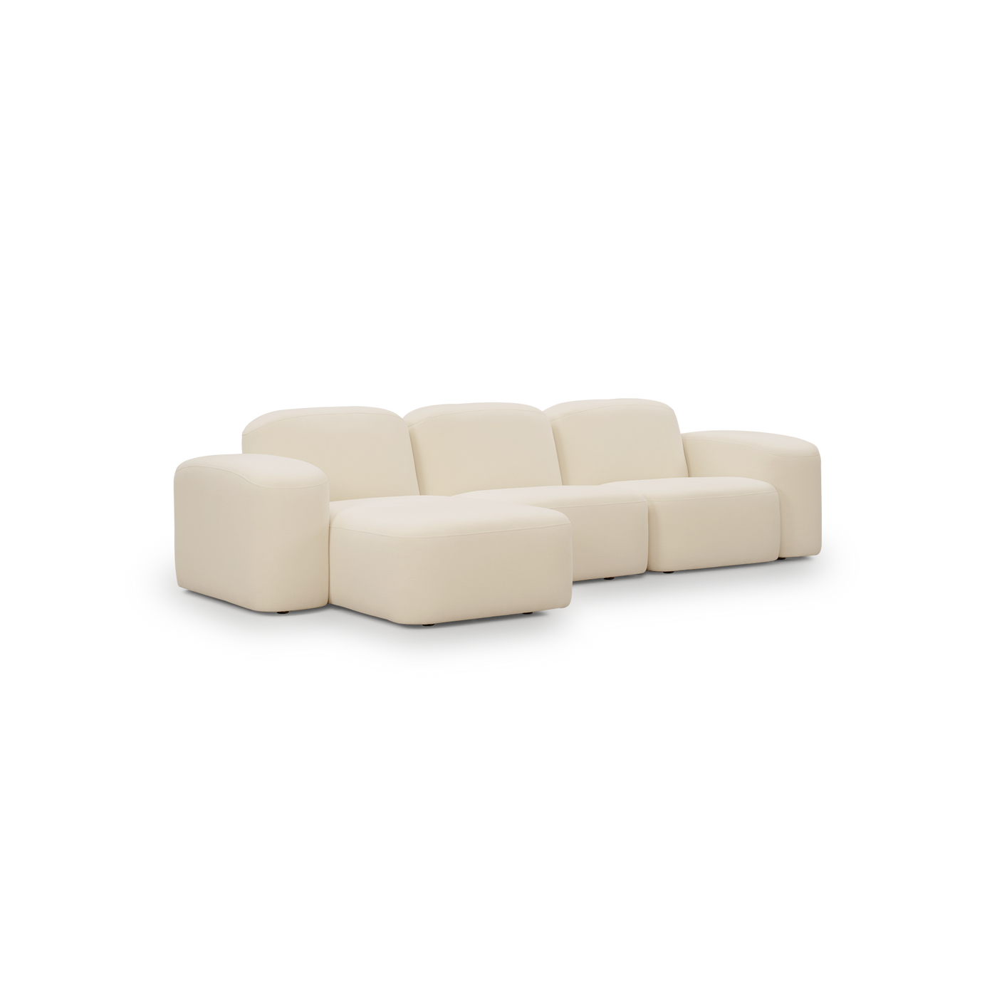 Muse 3 Seat LAF Chaise Sofa - [ Cabarita Natural ]