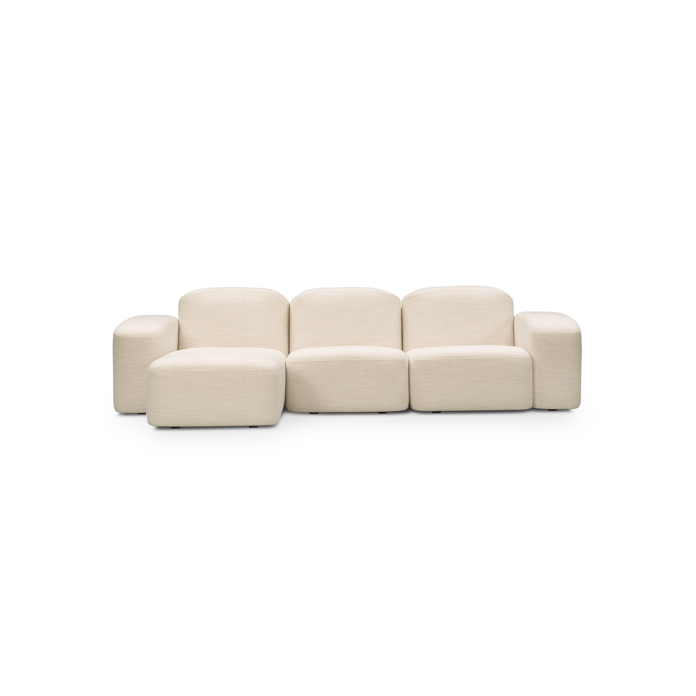 Muse 3 Seat LAF Chaise Sofa - [ Hyams Sable ]