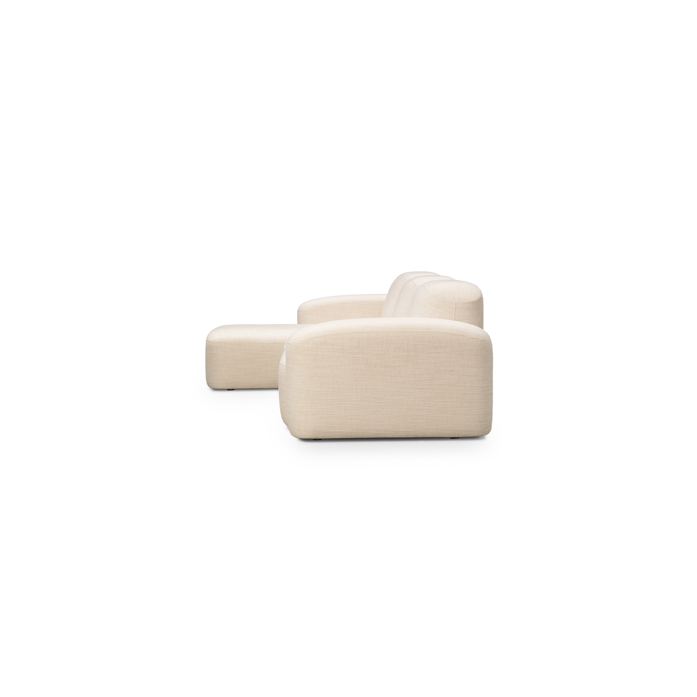 Muse 3 Seat LAF Chaise Sofa - [ Hyams Sable ]