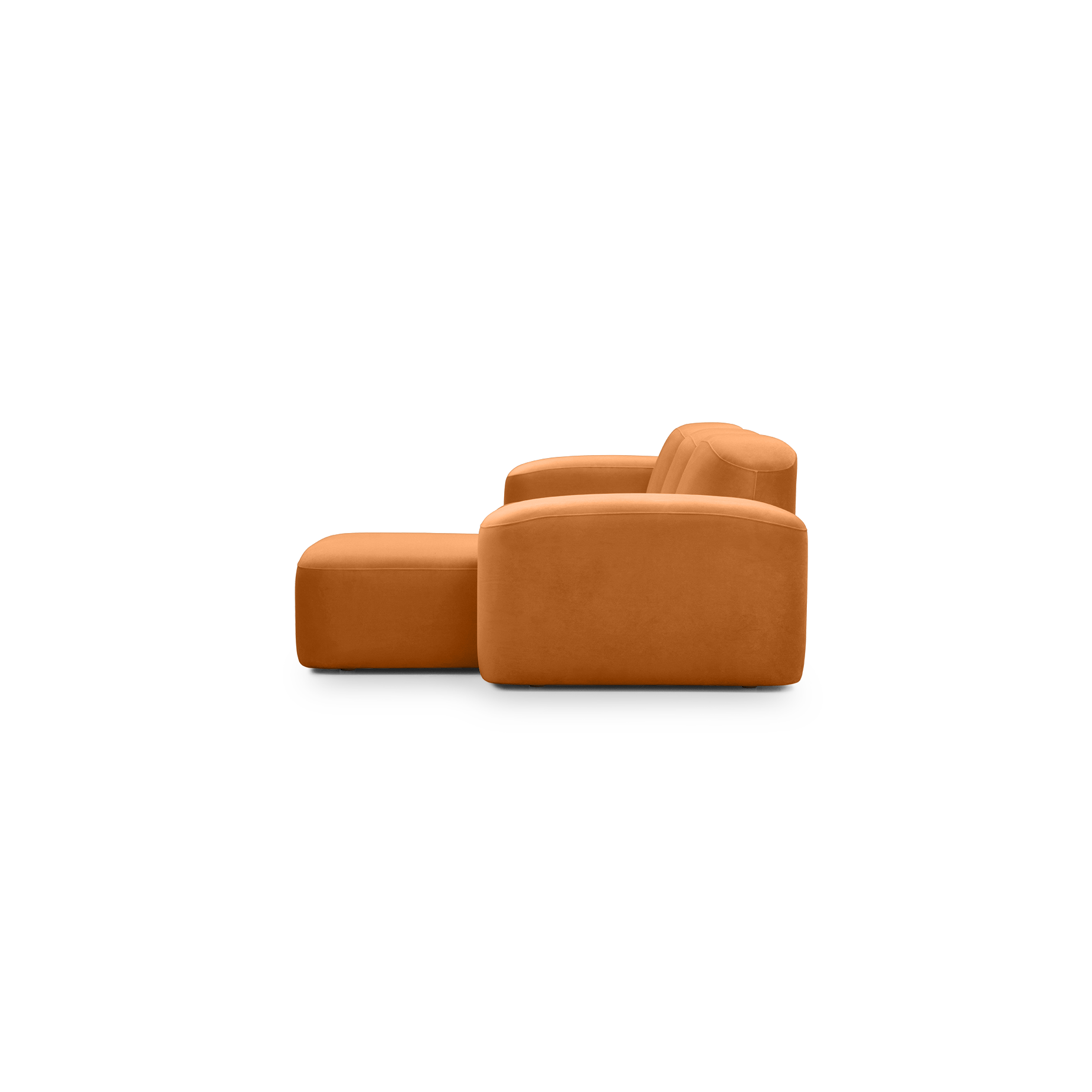Muse 3 Seat RAF Chaise Sofa - [ Malibu Caramel ]