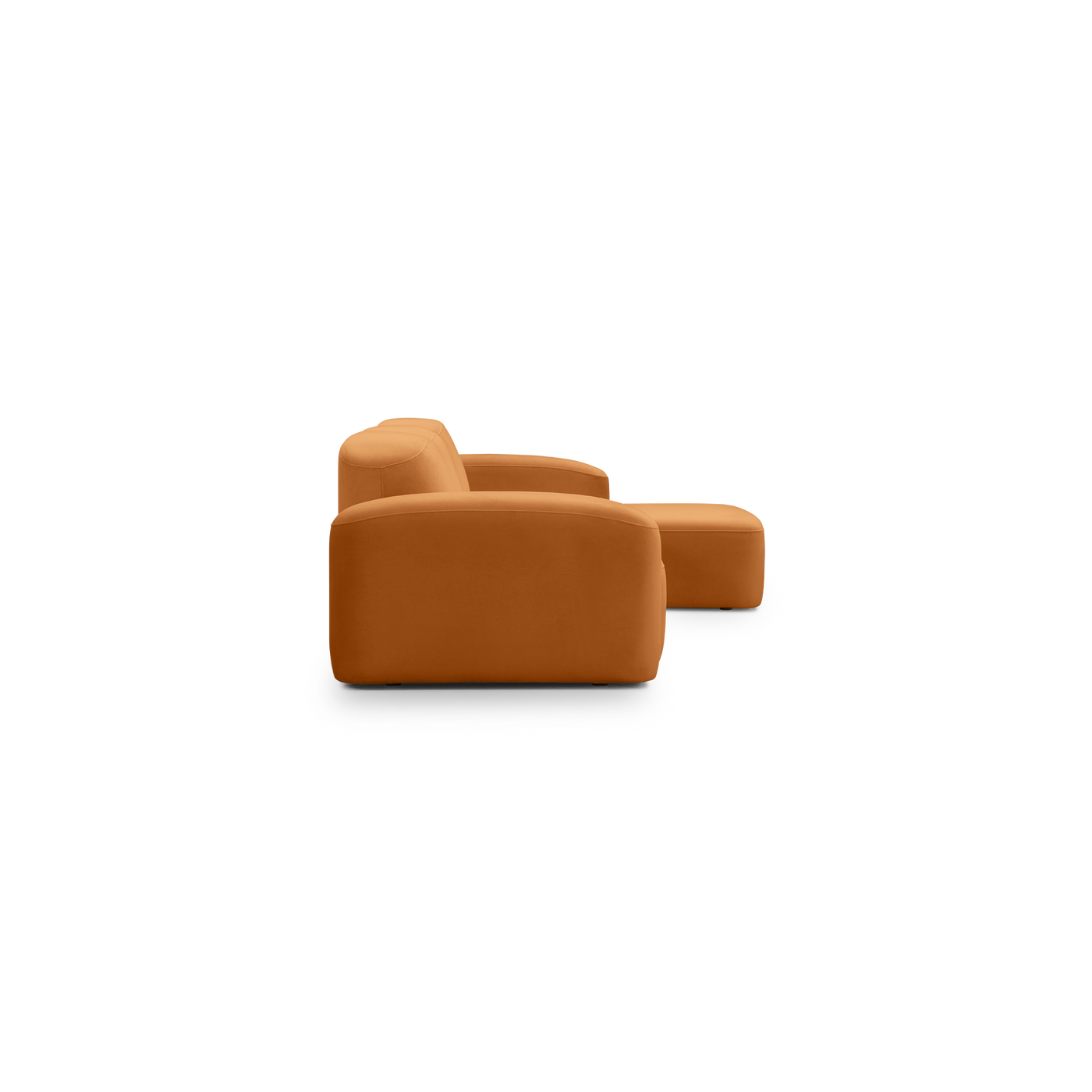 Muse 3 Seat RAF Chaise Sofa - [ Malibu Caramel ]