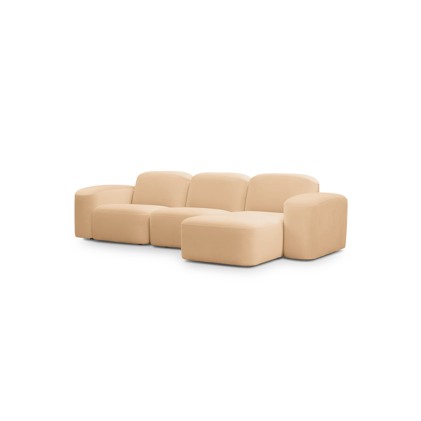 Muse 3 Seat RAF Chaise Sofa - [ Malibu Dune ]