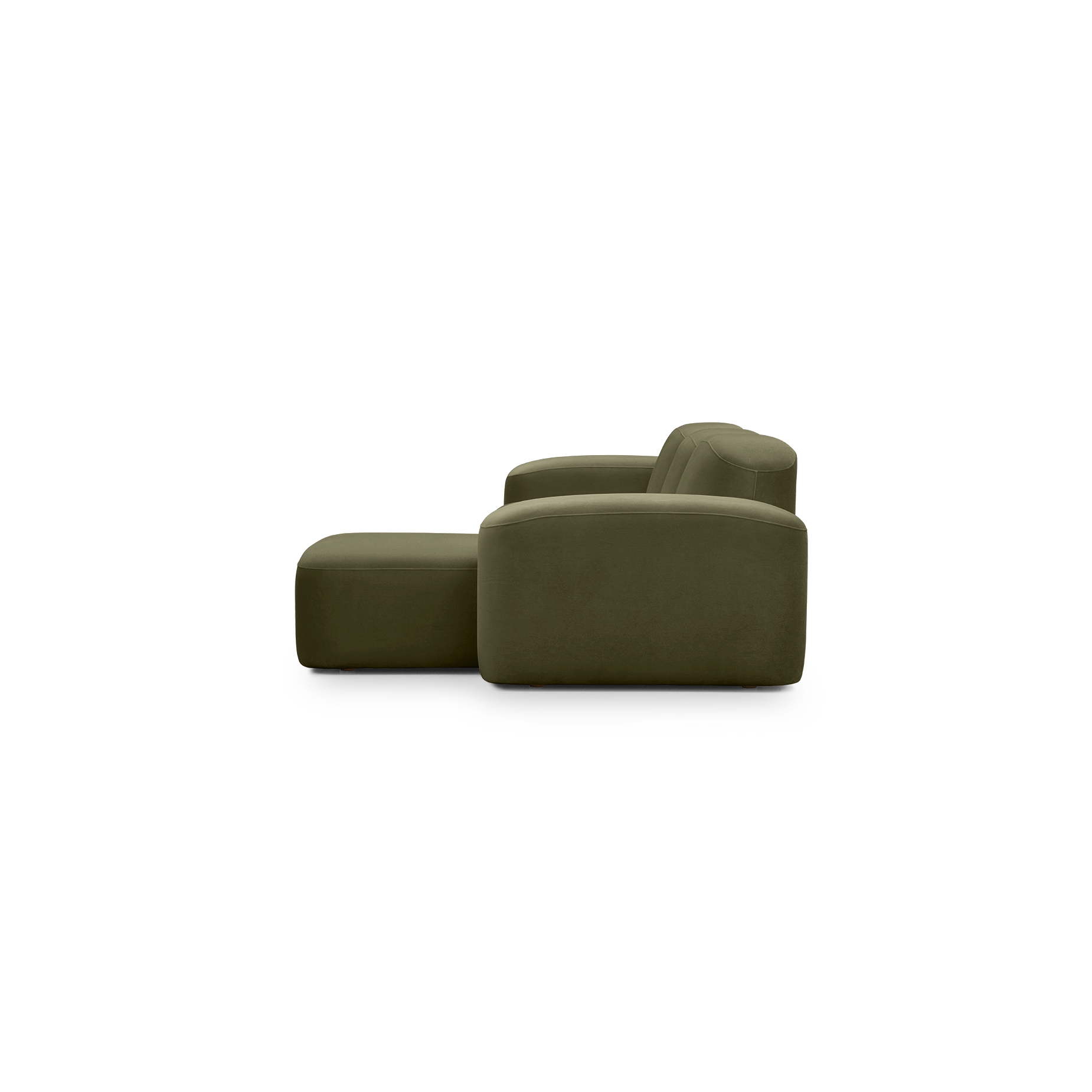 Muse 3 Seat RAF Chaise Sofa - [ Malibu Matcha ]