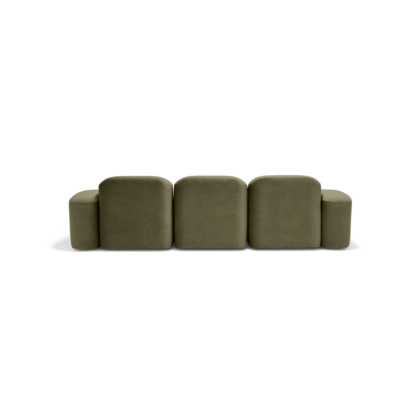 Muse 3 Seat RAF Chaise Sofa - [ Malibu Matcha ]