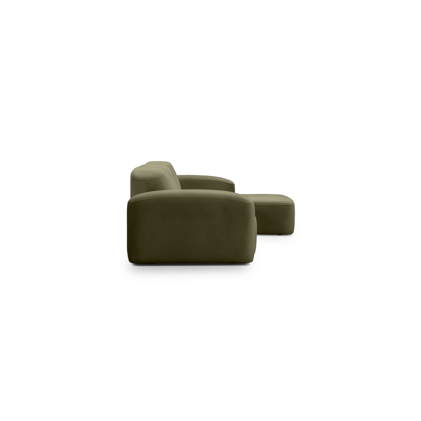 Muse 3 Seat RAF Chaise Sofa - [ Malibu Matcha ]