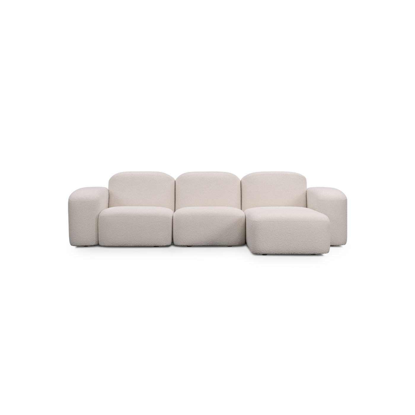 Muse 3 Seat RAF Chaise Sofa - [ Bronte La Creme ]