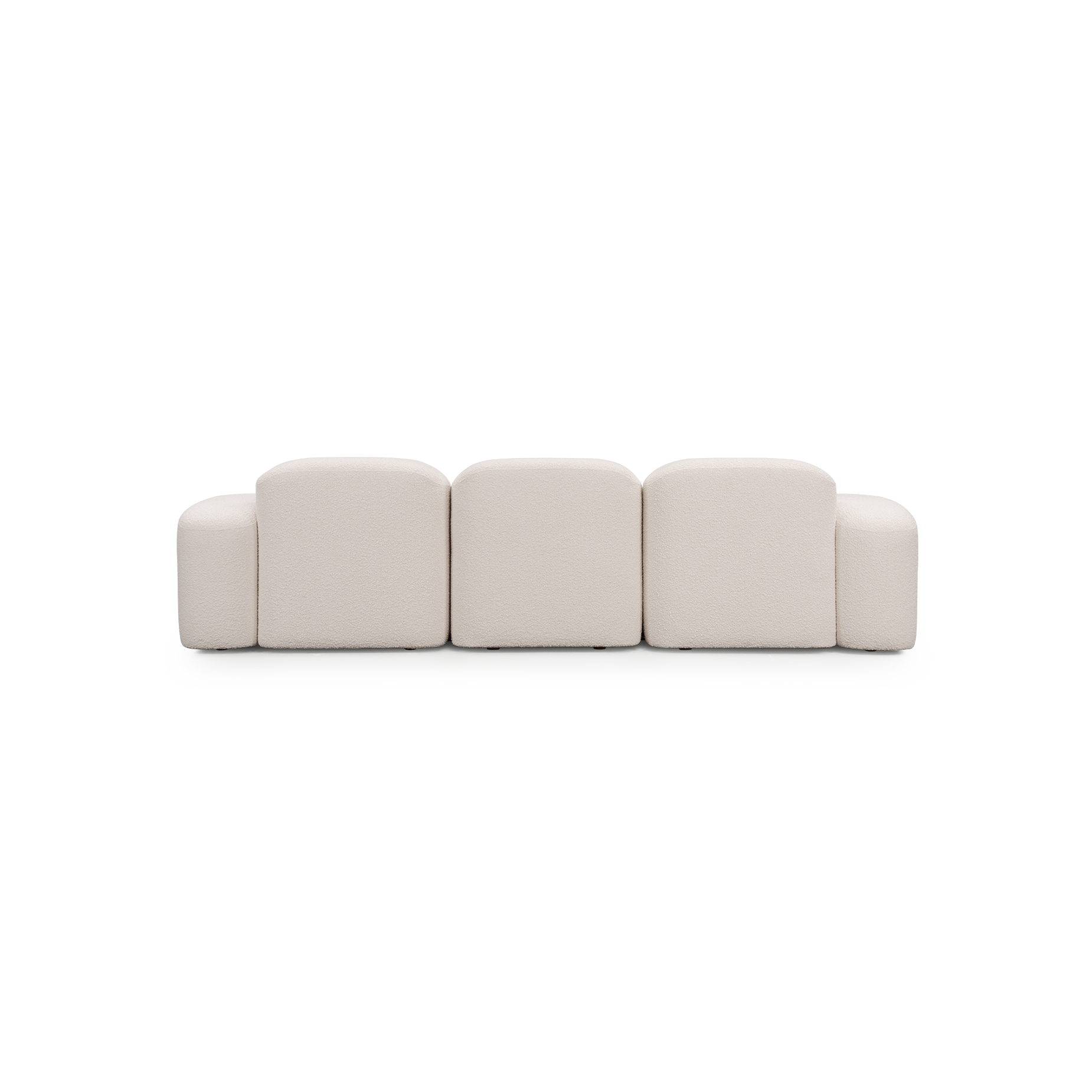Muse 3 Seat RAF Chaise Sofa - [ Bronte La Creme ]