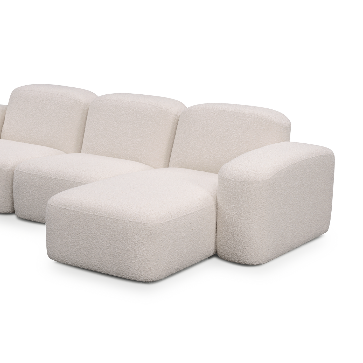 Muse 3 Seat RAF Chaise Sofa - [ Bronte La Creme ]