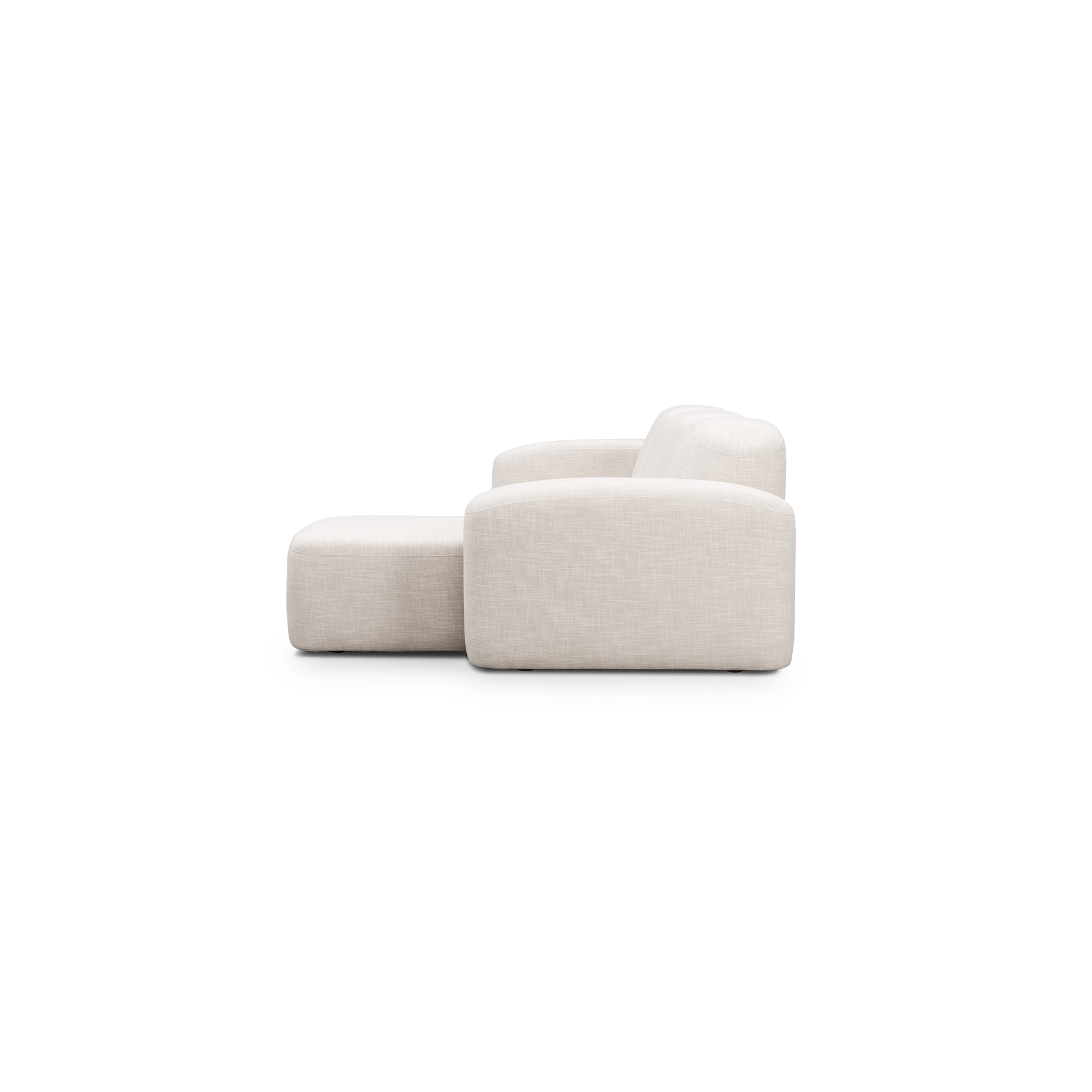 Muse 3 Seat RAF Chaise Sofa - [ Byron Oyster ]