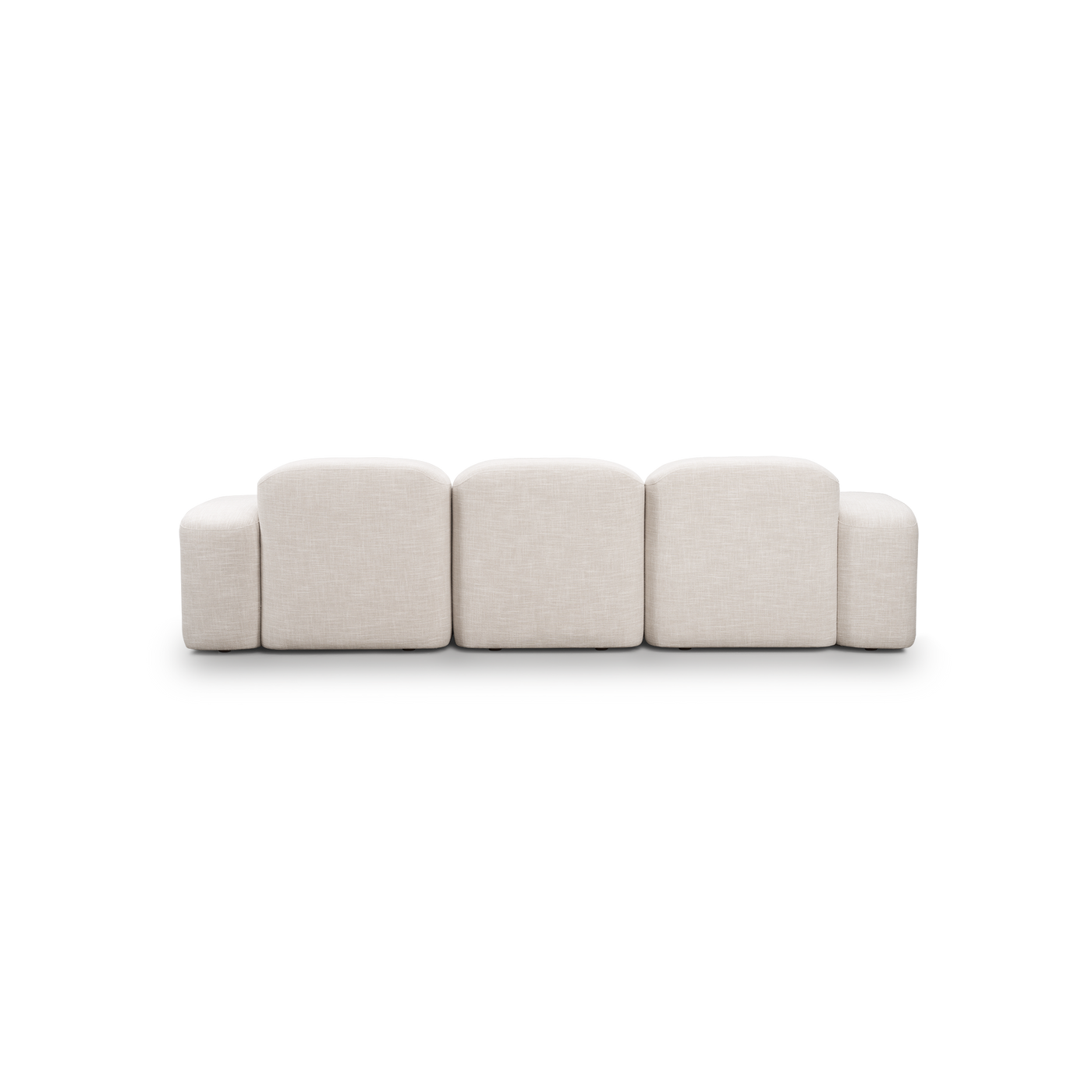 Muse 3 Seat RAF Chaise Sofa - [ Byron Oyster ]