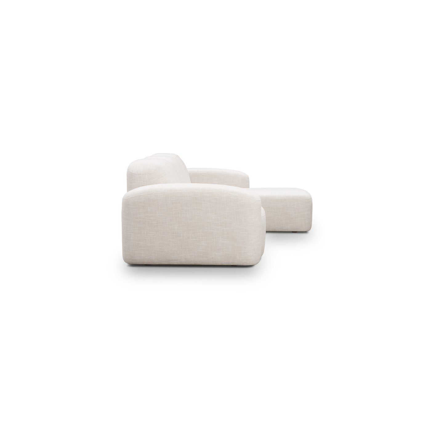 Muse 3 Seat RAF Chaise Sofa - [ Byron Oyster ]