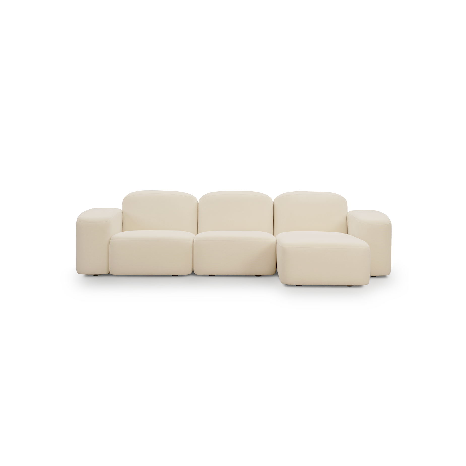 Muse 3 Seat RAF Chaise Sofa - [ Cabarita Natural ]
