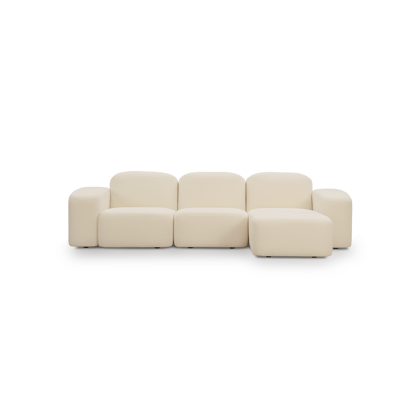 Muse 3 Seat RAF Chaise Sofa - [ Cabarita Natural ]