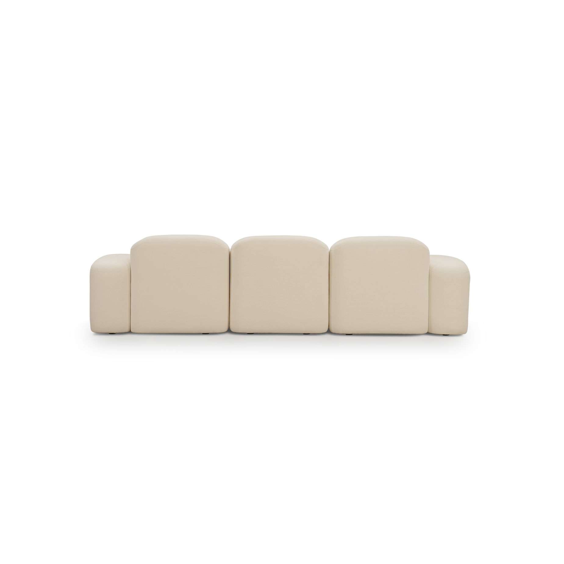 Muse 3 Seat RAF Chaise Sofa - [ Cabarita Natural ]