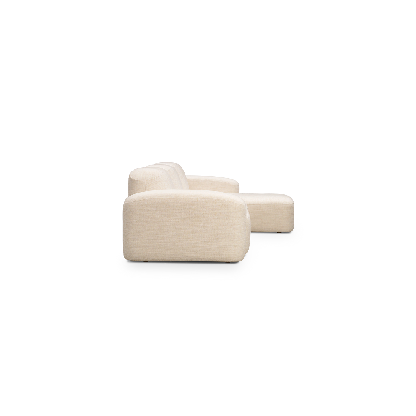 Muse 3 Seat RAF Chaise Sofa - [ Hyams Sable ]