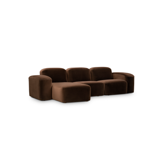 Muse 3 Seat LAF Chaise Sofa - [ Avalon Piccolo ]