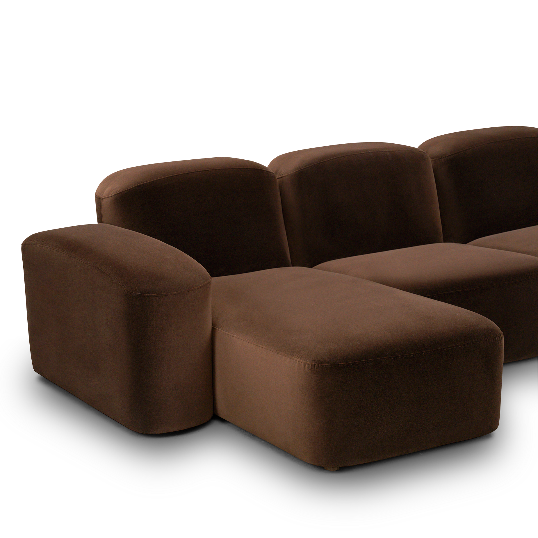 Muse 3 Seat LAF Chaise Sofa - [ Avalon Piccolo ]