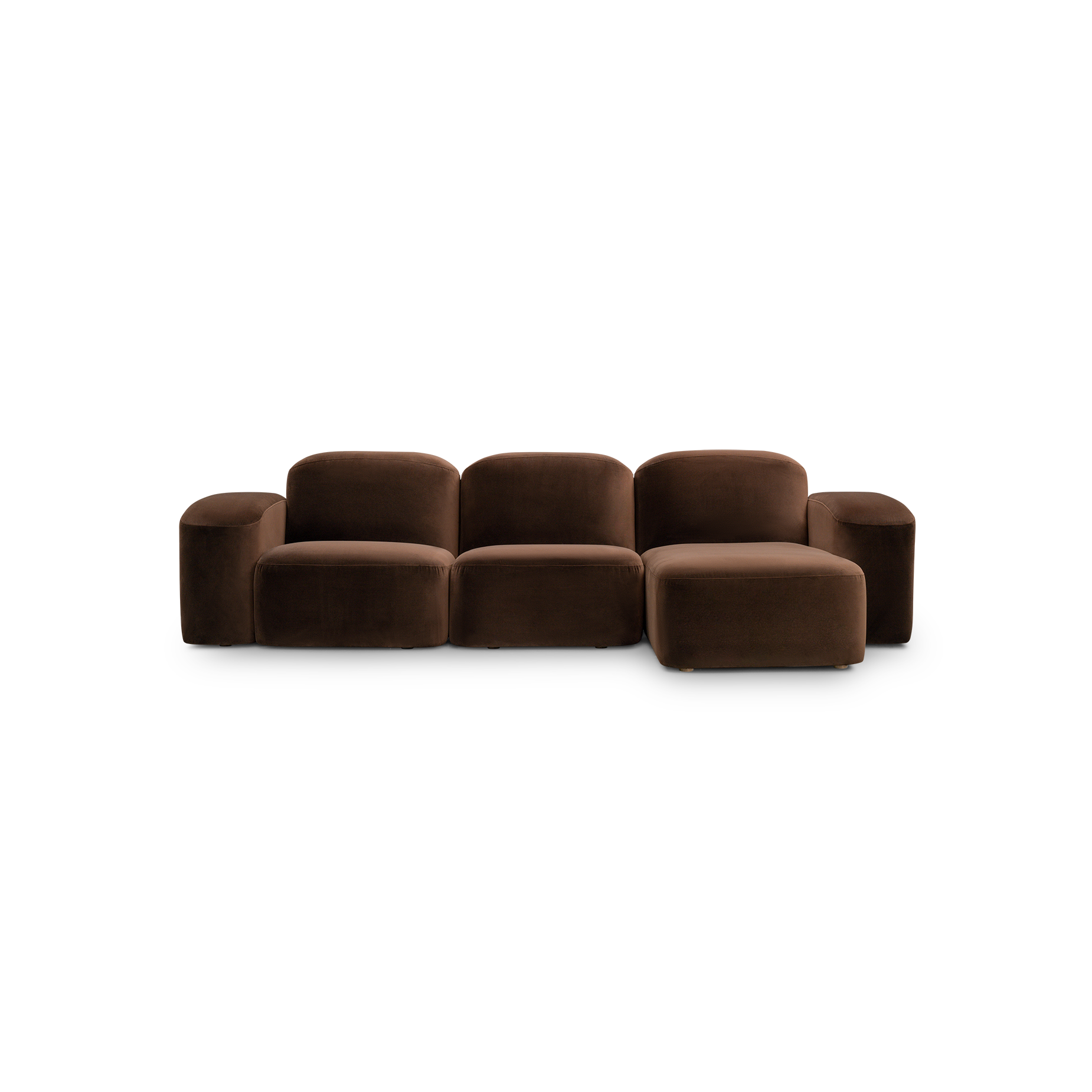 Muse 3 Seat RAF Chaise Sofa - [ Avalon Piccolo ]