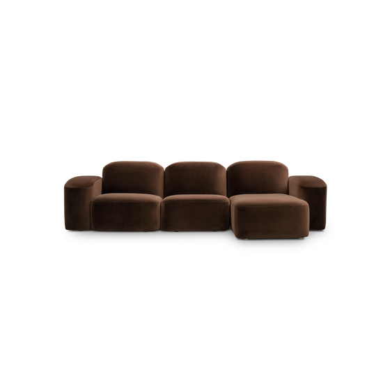 Muse 3 Seat RAF Chaise Sofa - [ Avalon Piccolo ]