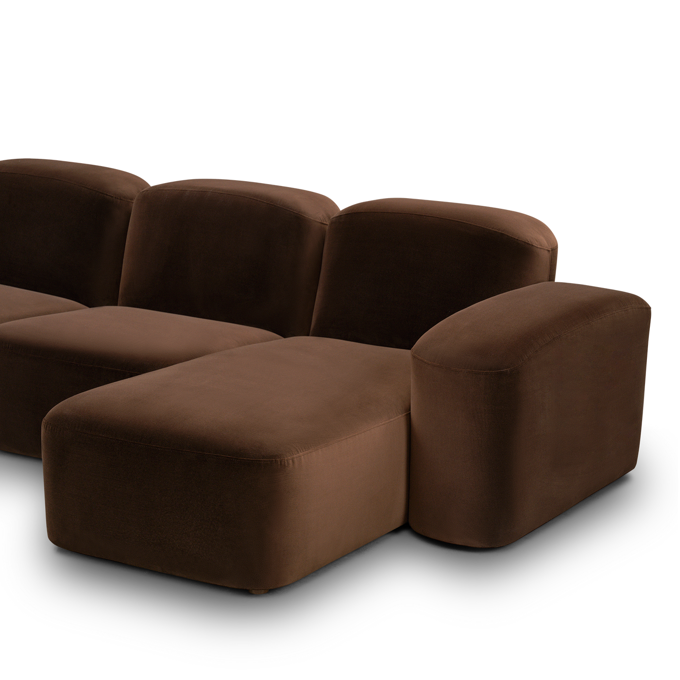 Muse 3 Seat RAF Chaise Sofa - [ Avalon Piccolo ]