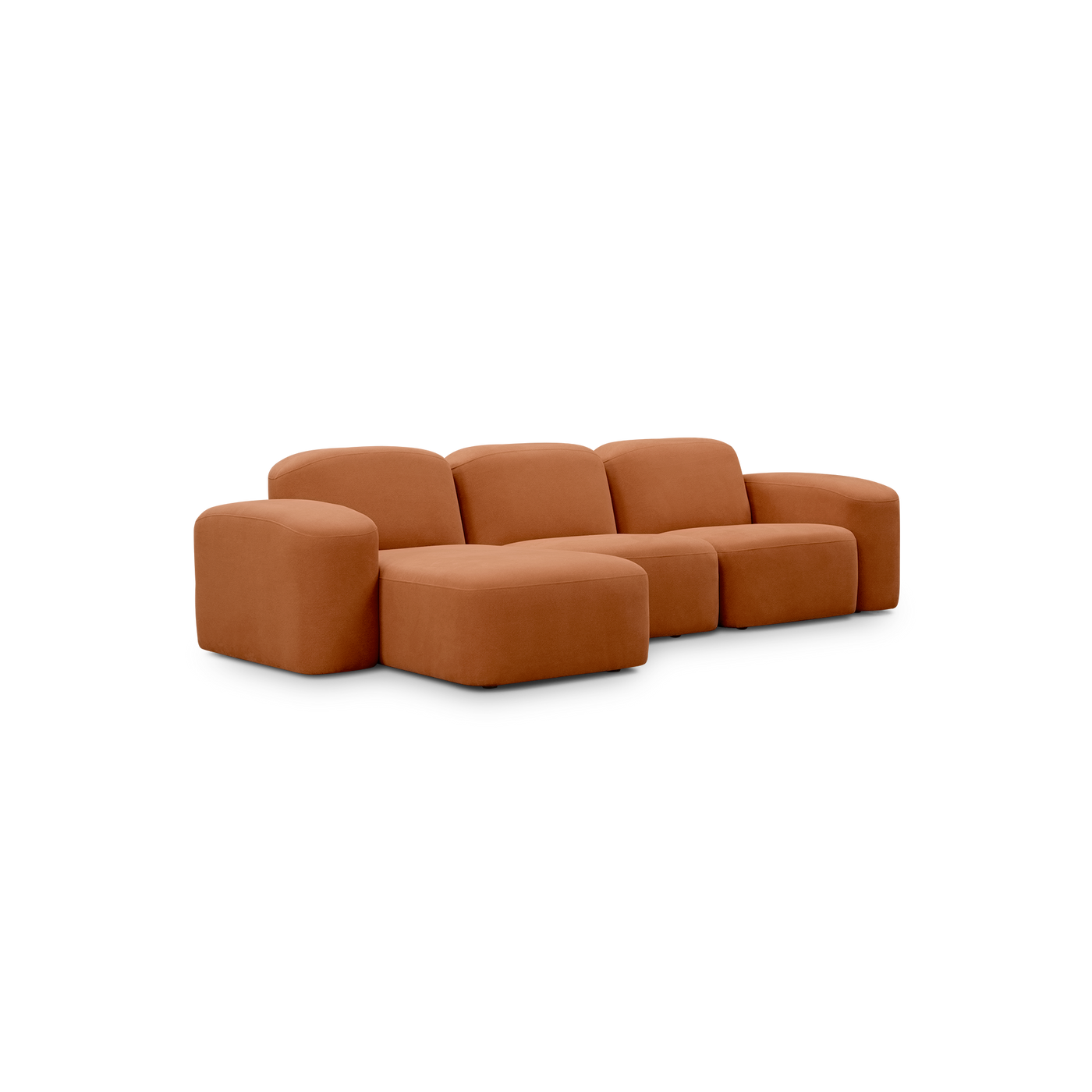 Muse 3 Seat LAF Chaise Sofa - [ Cabarita Hazel ]