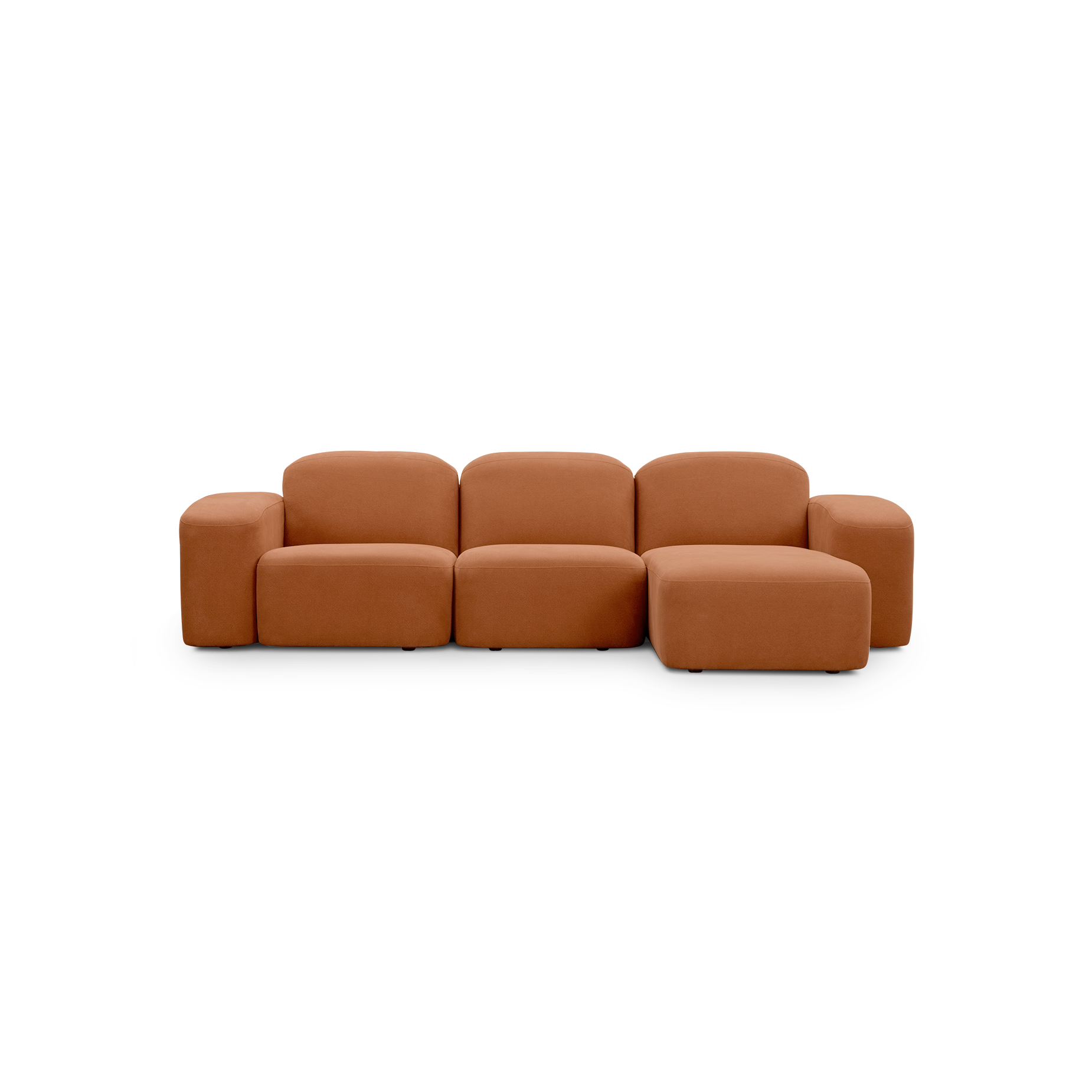 Muse 3 Seat RAF Chaise Sofa - [ Cabarita Hazel ]