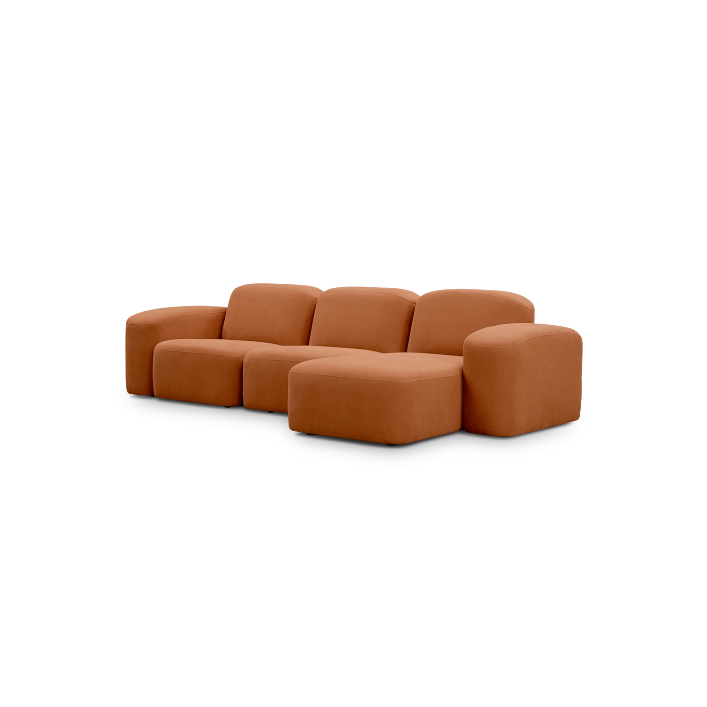 Muse 3 Seat RAF Chaise Sofa - [ Cabarita Hazel ]