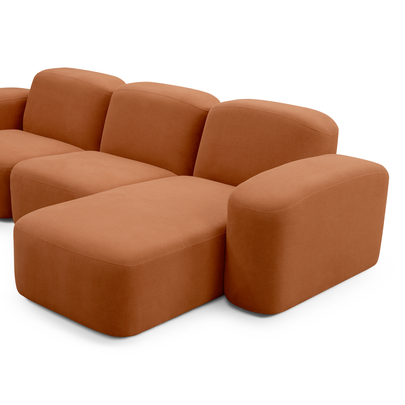 Muse 3 Seat RAF Chaise Sofa - [ Cabarita Hazel ]