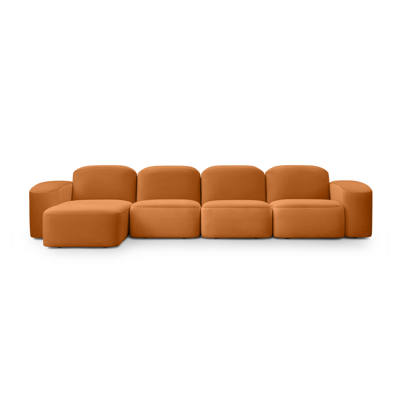 Muse 4 Seat LAF Chaise Sofa - [ Malibu Caramel ]
