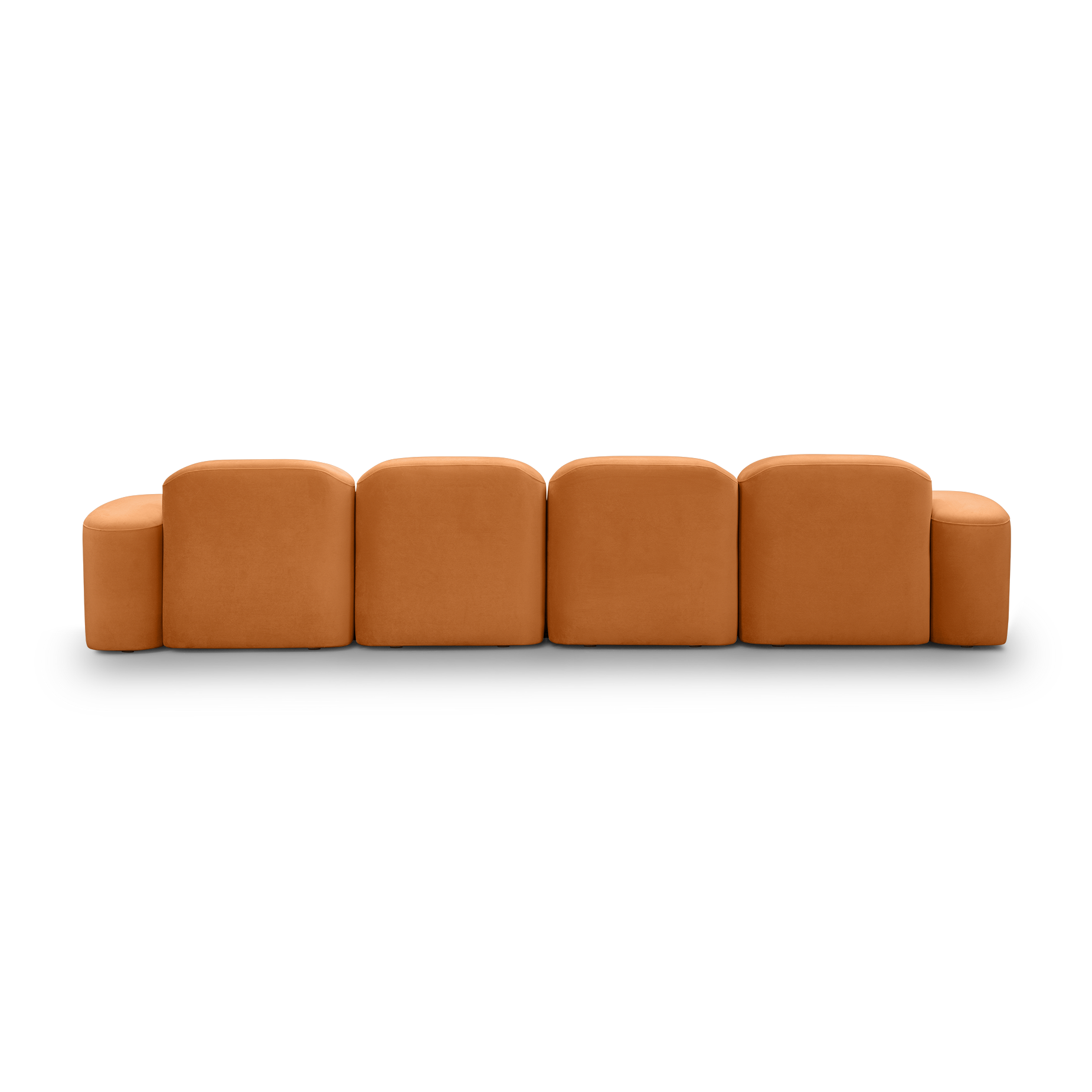 Muse 4 Seat LAF Chaise Sofa - [ Malibu Caramel ]