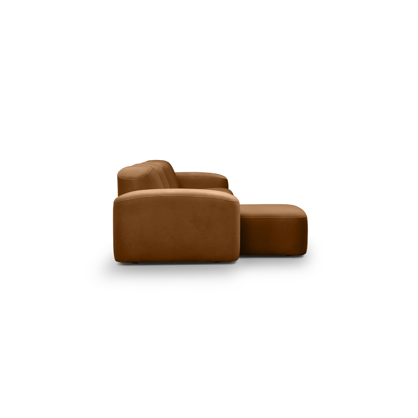 Muse 4 Seat LAF Chaise Sofa - [ Malibu Cognac ]