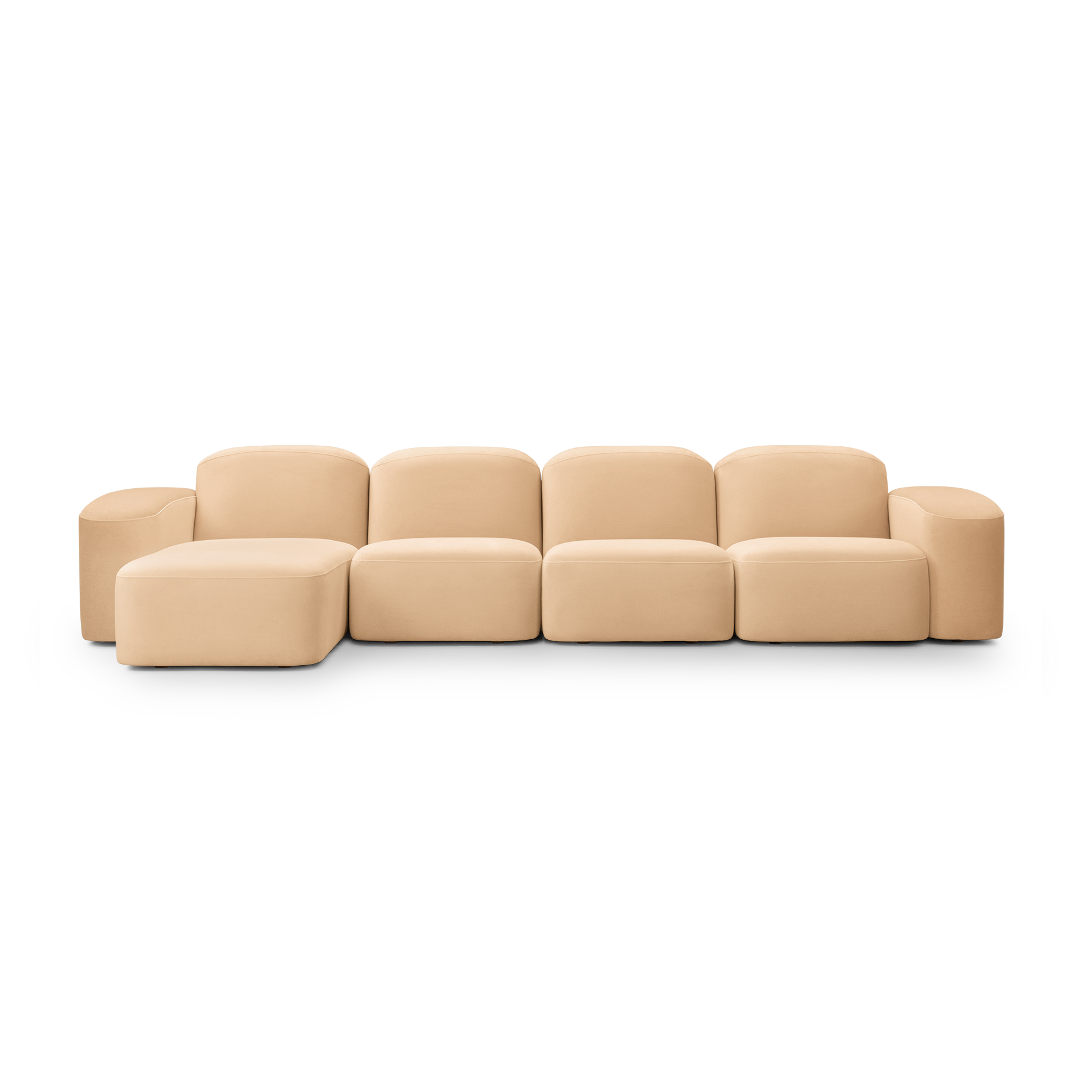 Muse 4 Seat LAF Chaise Sofa - [ Malibu Dune ]