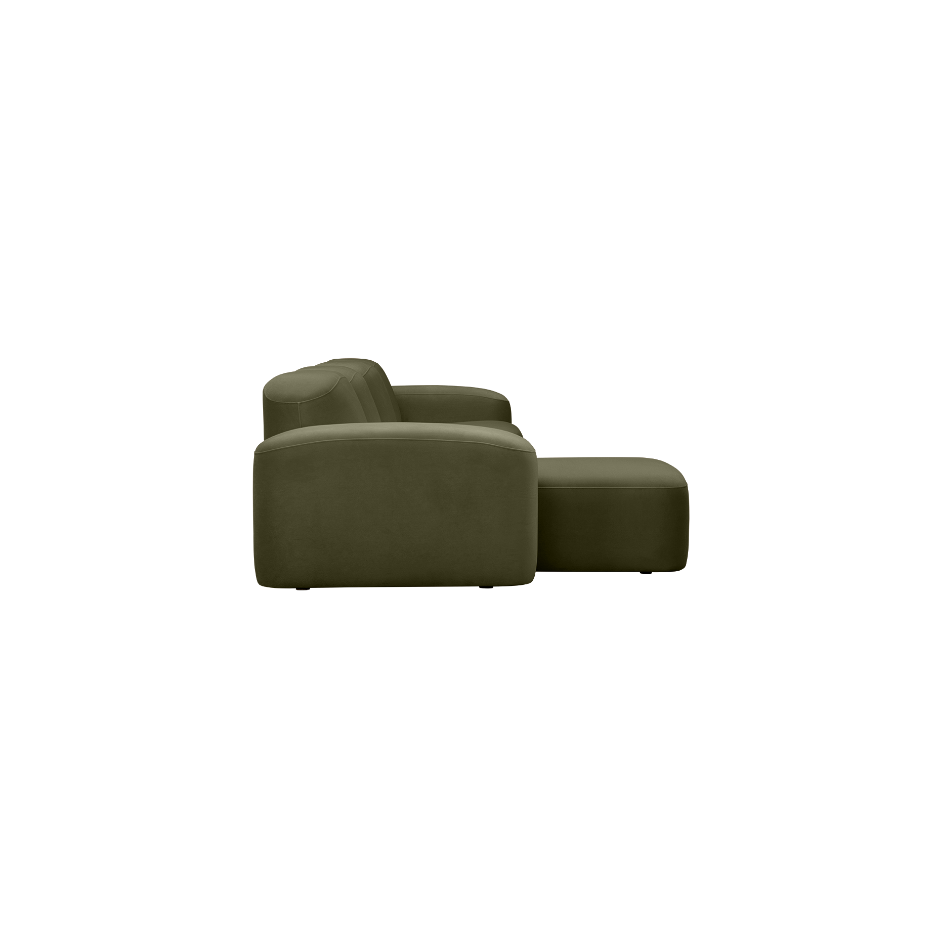 Muse 4 Seat LAF Chaise Sofa - [ Malibu Matcha ]