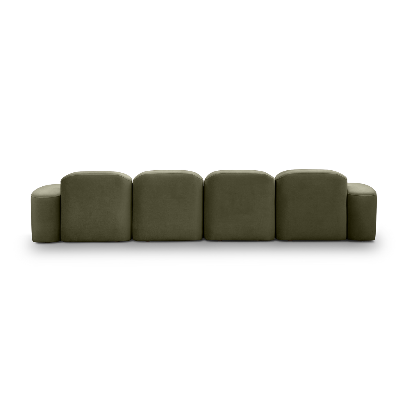 Muse 4 Seat LAF Chaise Sofa - [ Malibu Matcha ]