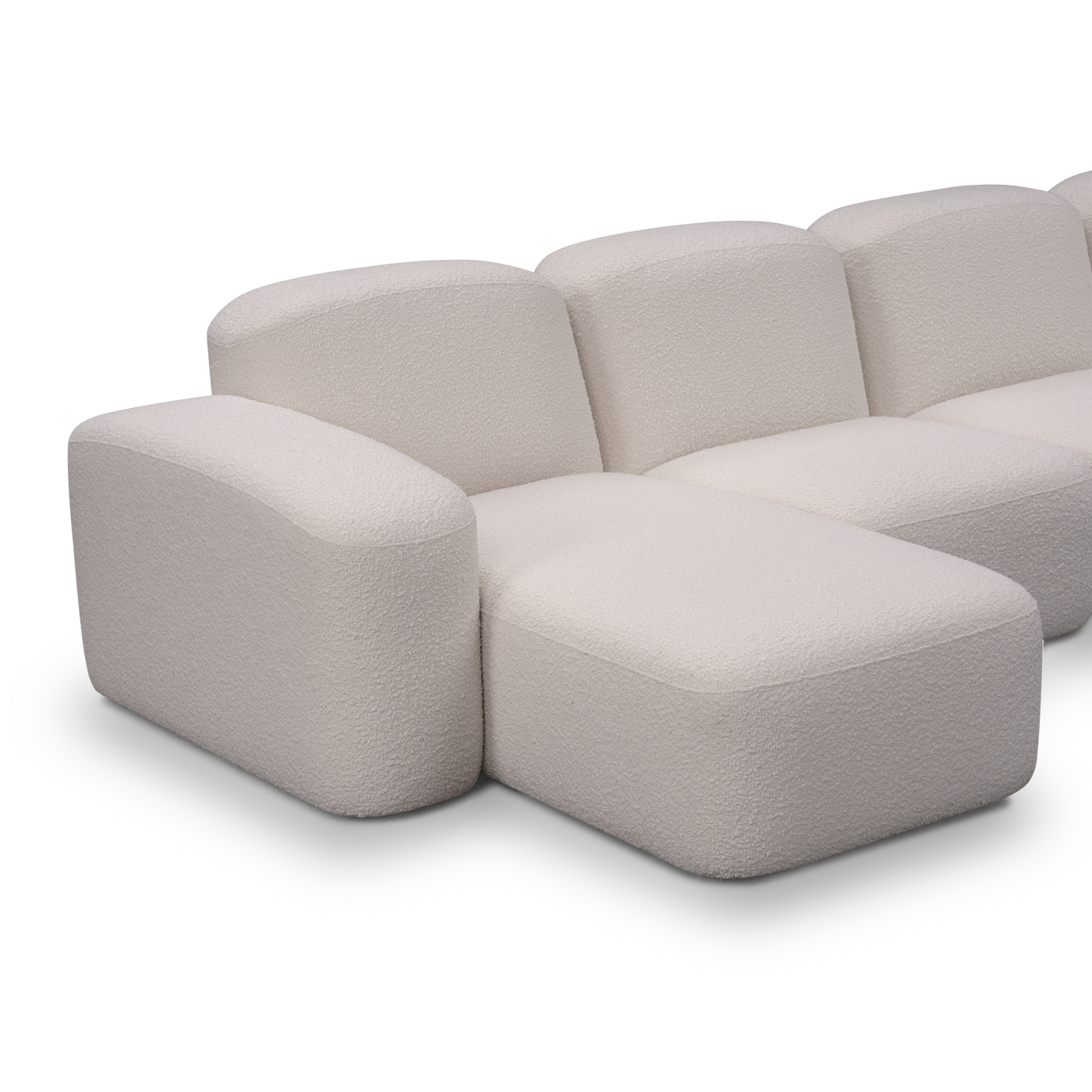 Muse 4 Seat LAF Chaise Sofa - [ Bronte La Creme ]