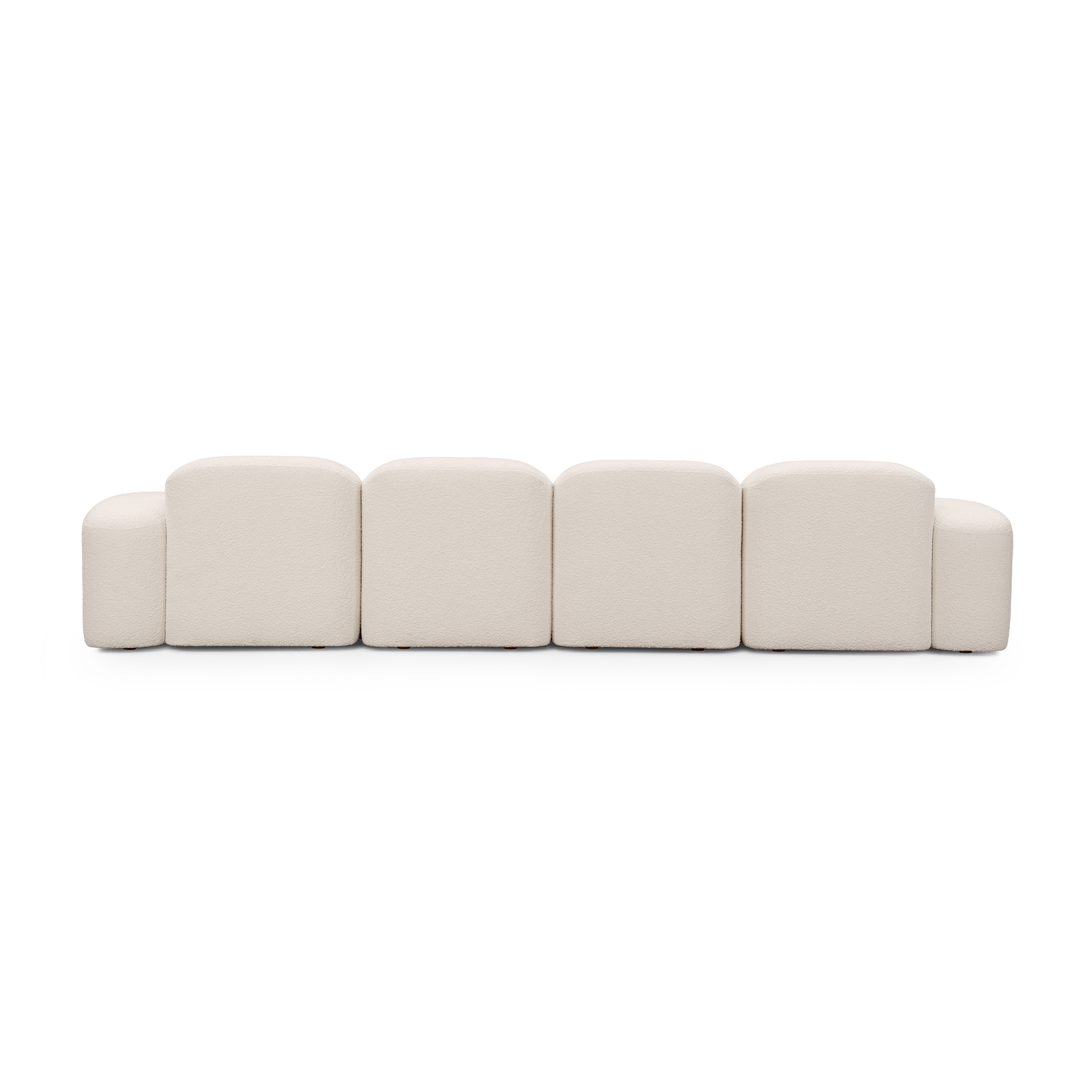Muse 4 Seat LAF Chaise Sofa - [ Bronte Whipped Cream ]