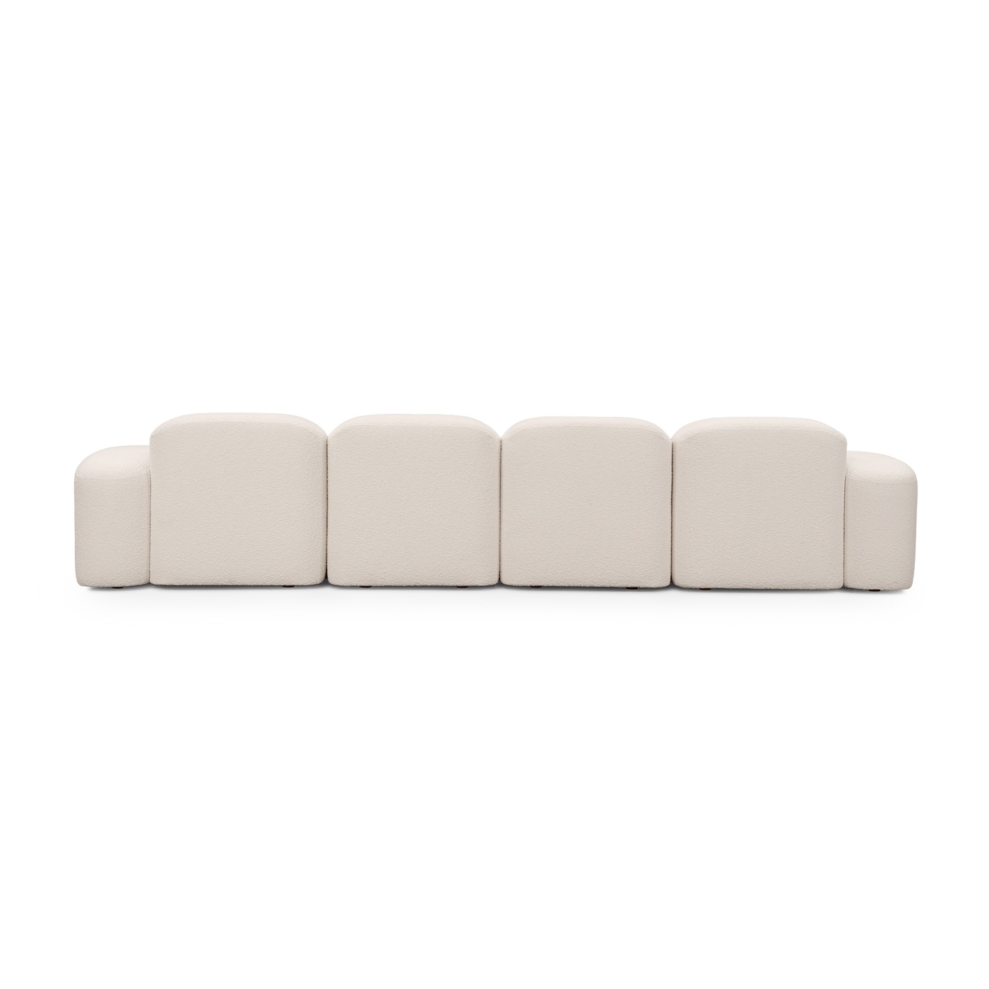 Muse 4 Seat LAF Chaise Sofa - [ Bronte Whipped Cream ]