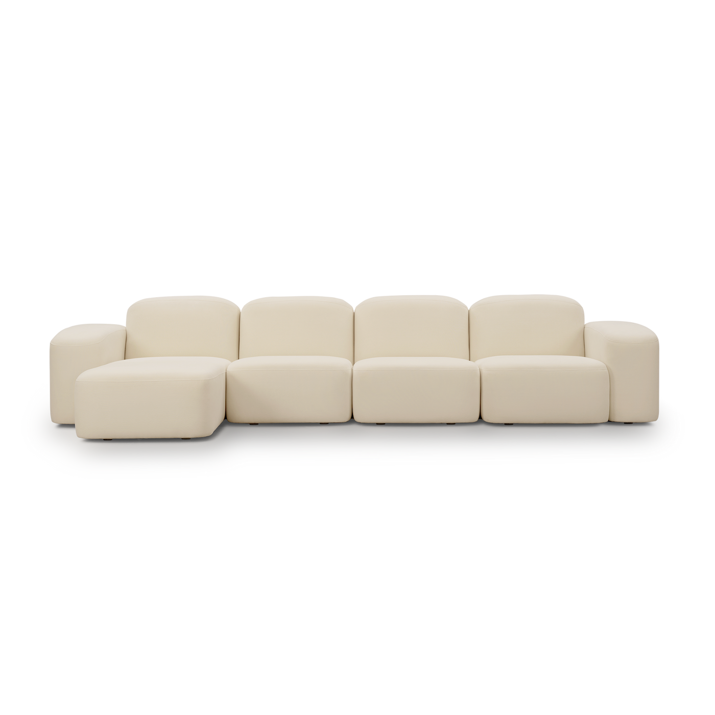 Muse 4 Seat LAF Chaise Sofa - [ Cabarita Natural ]