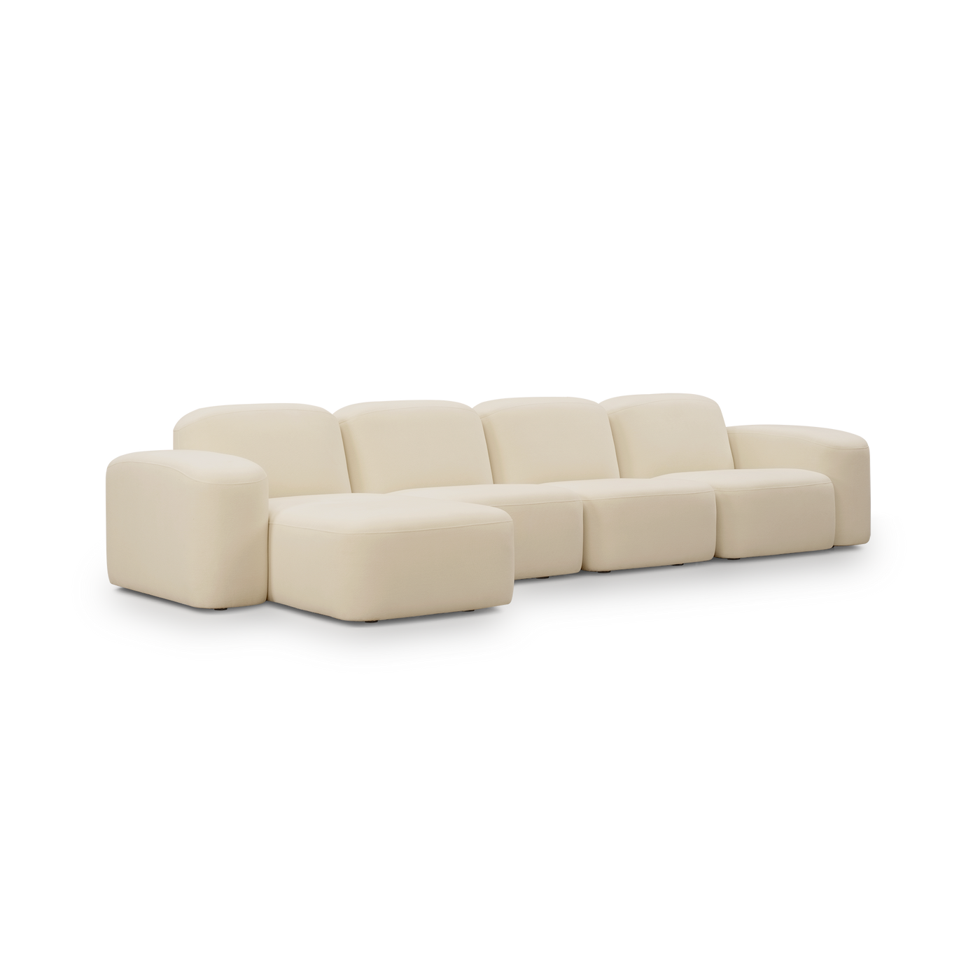 Muse 4 Seat LAF Chaise Sofa - [ Cabarita Natural ]